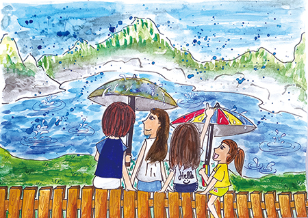[통일부 어린이 기자단] 비 오는 백두산에서 즐기는 피서!
