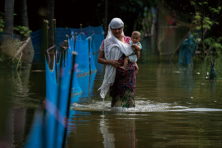 폭우로 또 홍수 발생한 인도