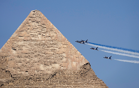 공군 블랙이글스, 2022 이집트 피라미드 에어쇼 참가