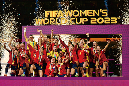 스페인, 처음으로 여자 월드컵 우승
