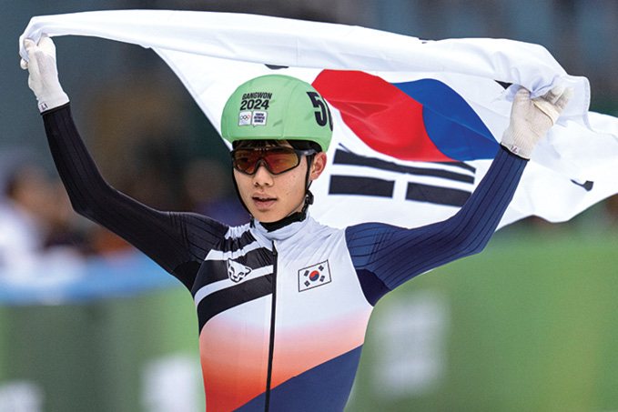 쇼트트랙 주재희, 겨울청소년올림픽 첫 금메달