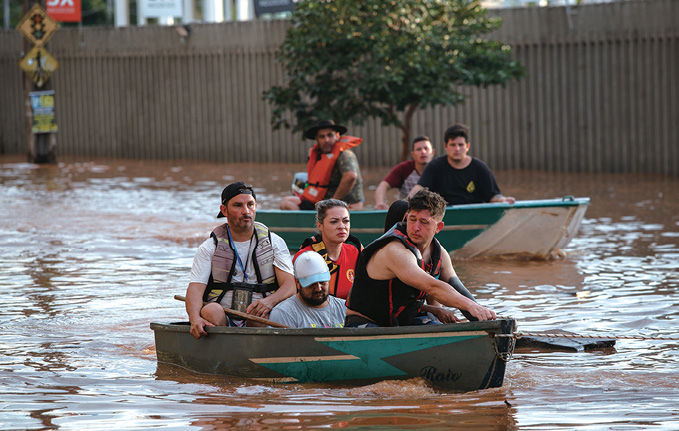 브라질, 역대 최악의 홍수로 최소 75명 숨져