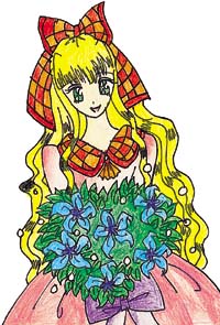 [만화]꽃을 든 소녀