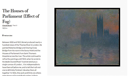 모네의 작품 속 뿌연 하늘… “대기오염 그린 것” 연구결과 