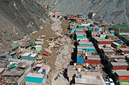 페루, 산사태로 주택 약 1000채 파손