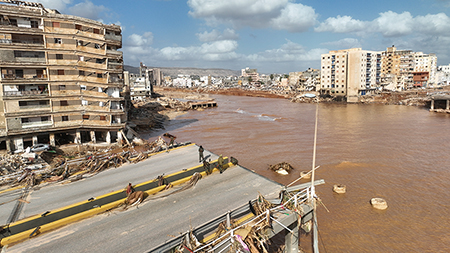 리비아에 큰 홍수 발생, 5000여 명 목숨 잃었다
