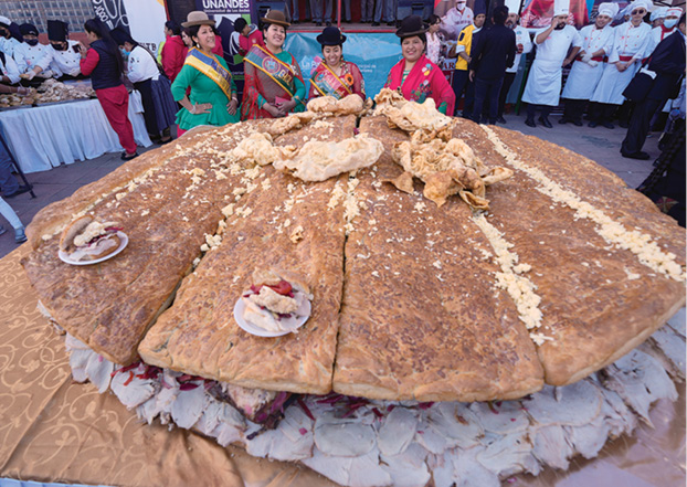 “이걸 다 먹을 수 있다고?” 볼리비아의 초대형 샌드위치