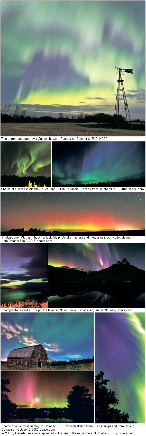 [Around the world]Oh, Amazing Auroras!