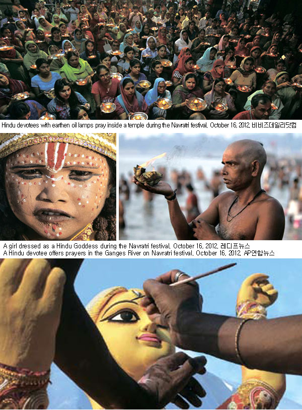 [Around the world]The Navratri festival lasts 9days